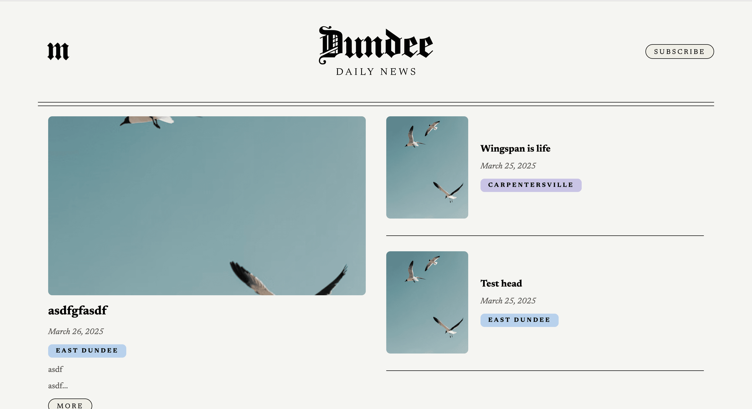 Dundee Daily News UI screenshot (2)